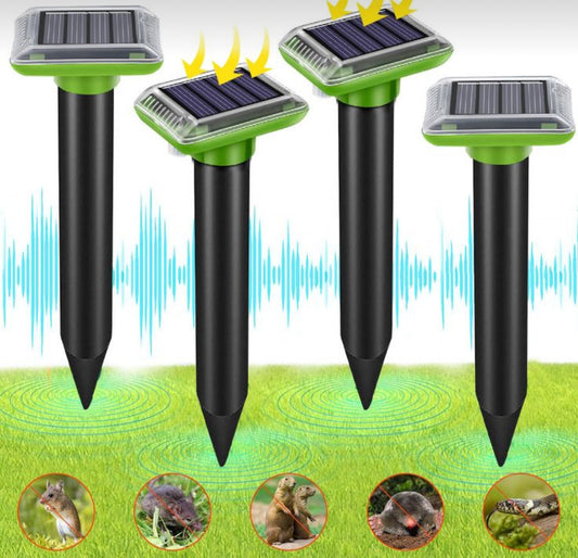 Kevana™ – Repellente Solare Ultrasuoni | Protezione per Giardini, Orti e Aree Esterne da Animali Indesiderati