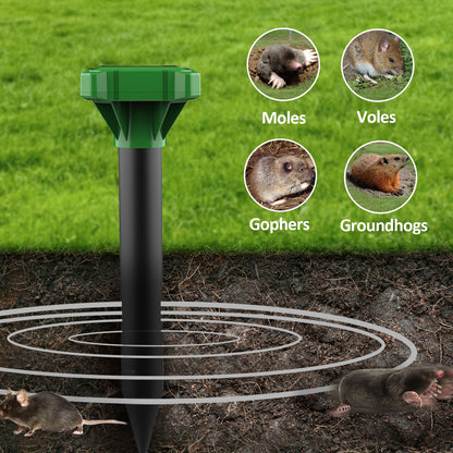 Kevana™ – Repellente Solare Ultrasuoni | Protezione per Giardini, Orti e Aree Esterne da Animali Indesiderati